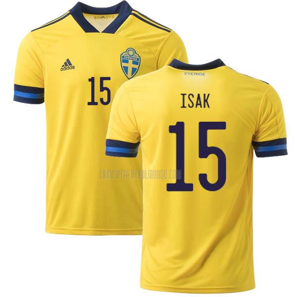 camiseta isak del suecia del primera 2020-21