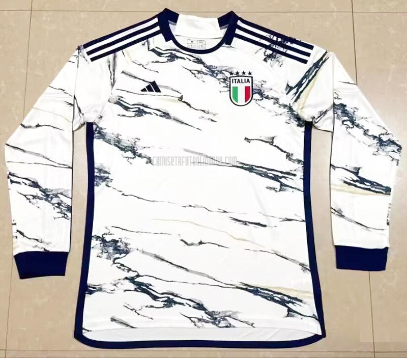 camiseta italia manga larga segunda 2023