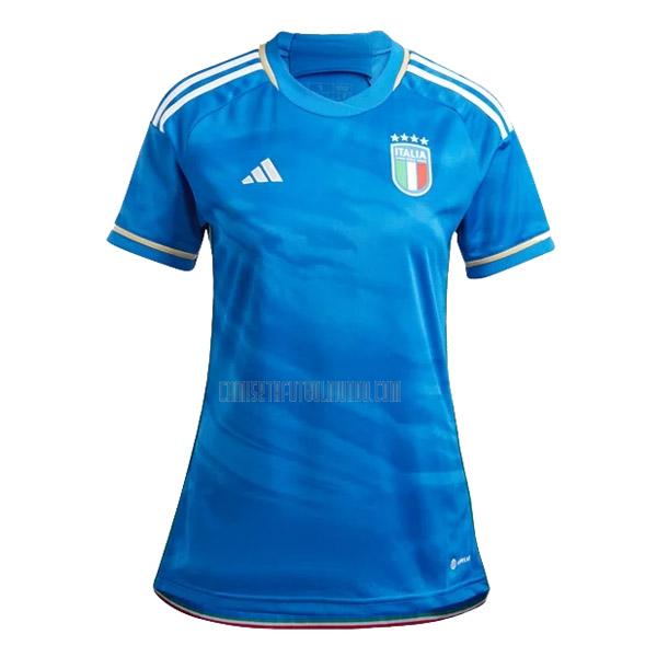 camiseta italia mujer primera 2023