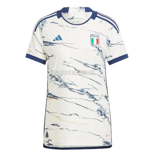 camiseta italia mujer segunda 2023