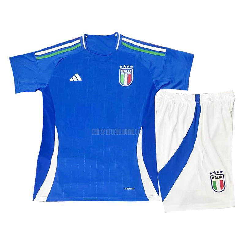 camiseta italia niños primera 2024