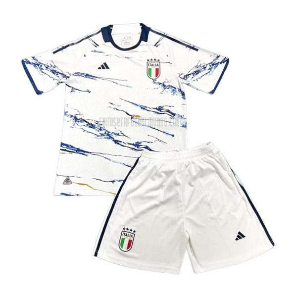 camiseta italia niños segunda 2023