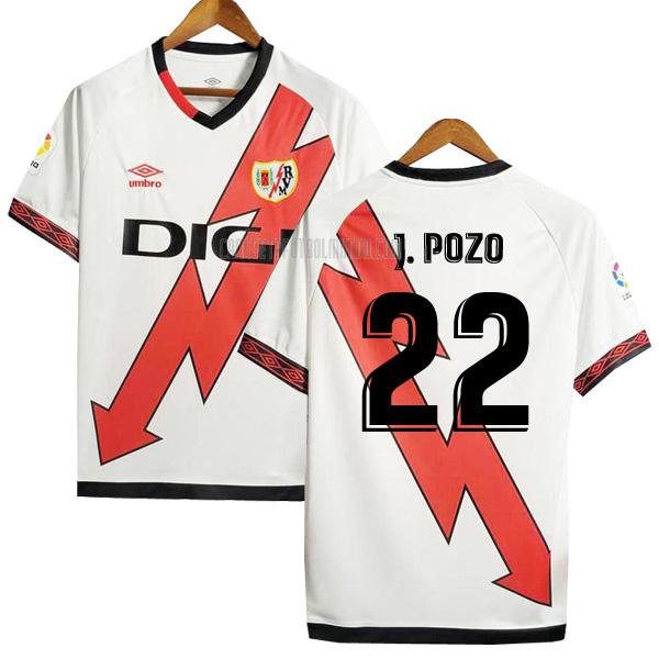 camiseta j. pozo rayo vallecano primera 2022-2023