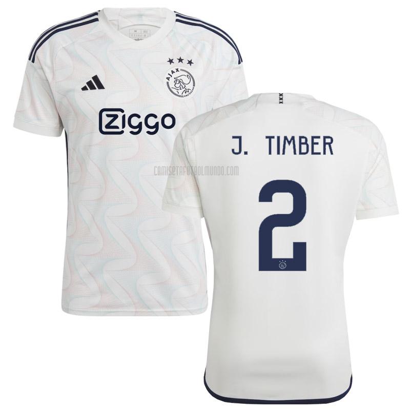 camiseta j. timber ajax segunda 2023-2024