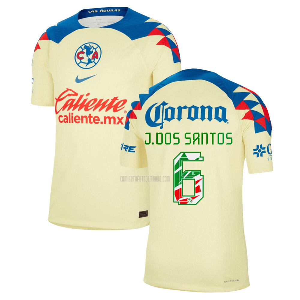 camiseta j.dos santos club america primera 2023-2024
