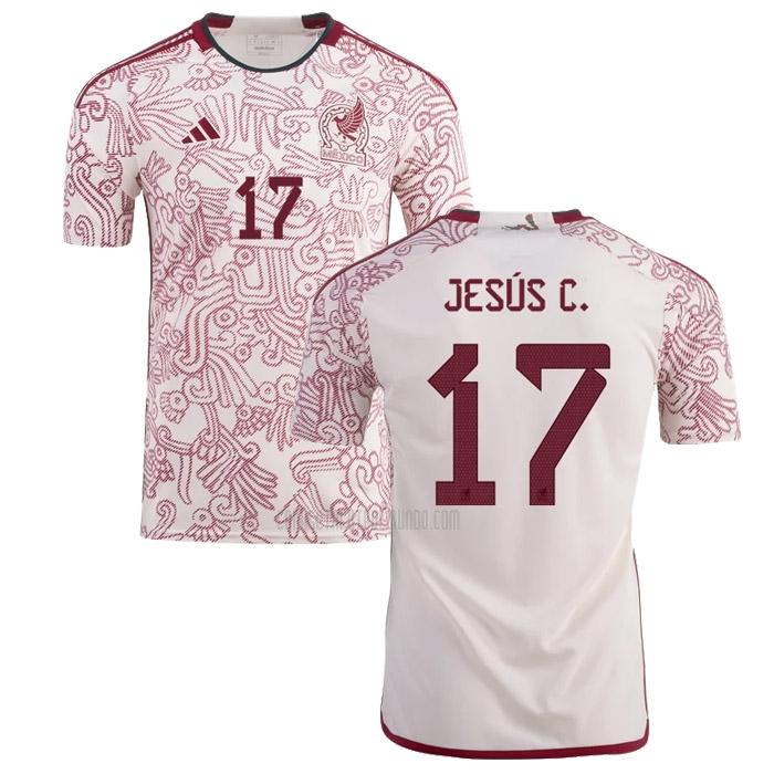 camiseta jesus c méxico copa mundial segunda 2022