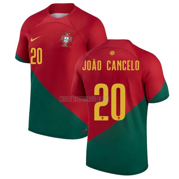 camiseta joao cancelo portugal copa mundial primera 2022