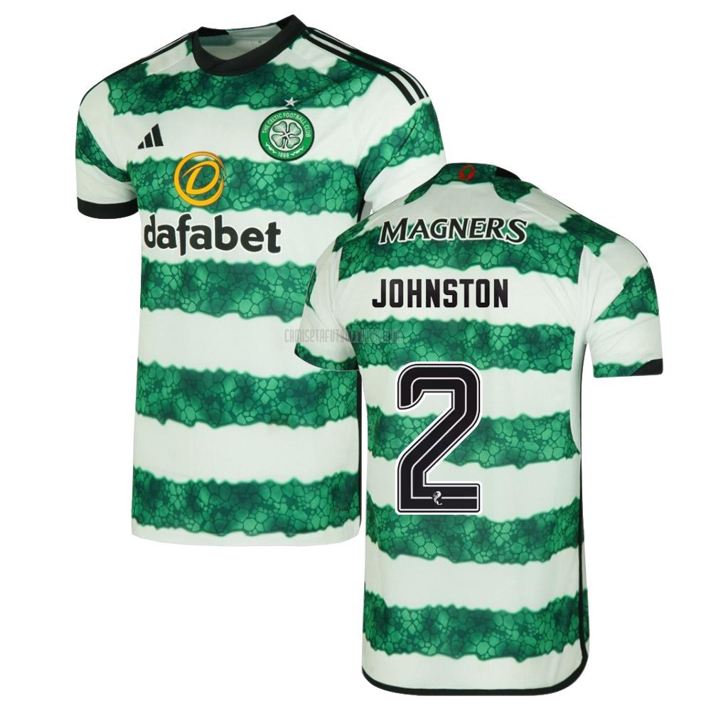 camiseta johnston celtic primera 2023-2024
