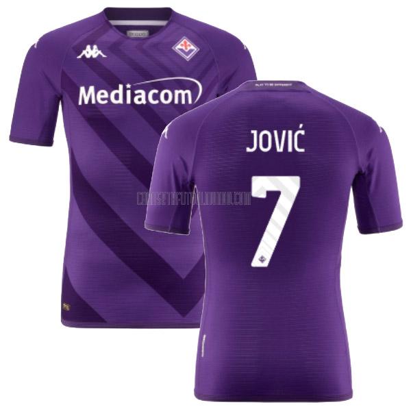 camiseta jovic fiorentina primera 2022-2023