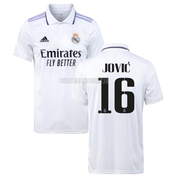 camiseta jovic real madrid primera 2022-2023