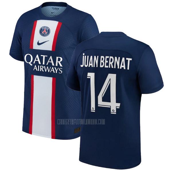 camiseta juan bernat paris saint-germain primera 2022-2023