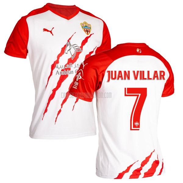 camiseta juan villar del almeria del primera 2021-2022