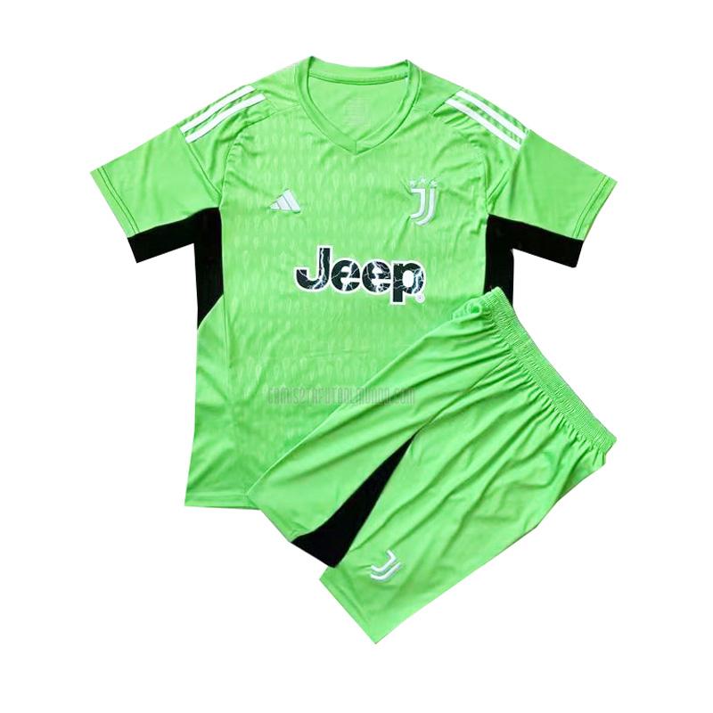camiseta juventus niños portero verde 2023-2024