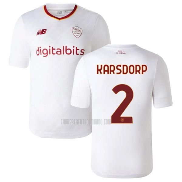 camiseta karsdorp roma segunda 2022-2023