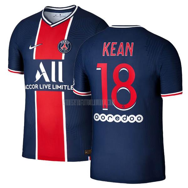 camiseta kean del paris saint-germain del primera 2020-2021
