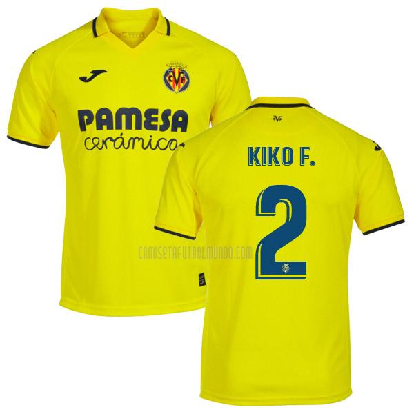 camiseta kiko f villarreal primera 2022-2023