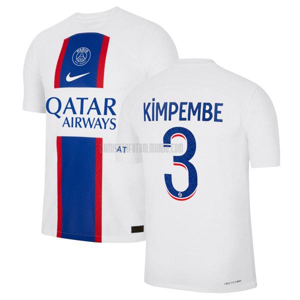 camiseta kimpembe paris saint-germain tercera 2022-2023