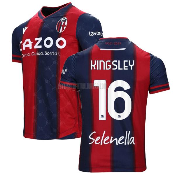 camiseta kingsley bologna primera 2022-2023