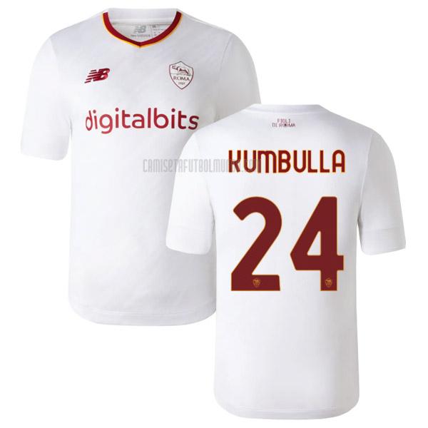 camiseta kumbulla roma segunda 2022-2023