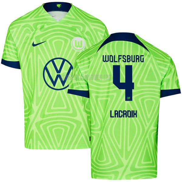 camiseta lacroix wolfsburg primera 2022-2023