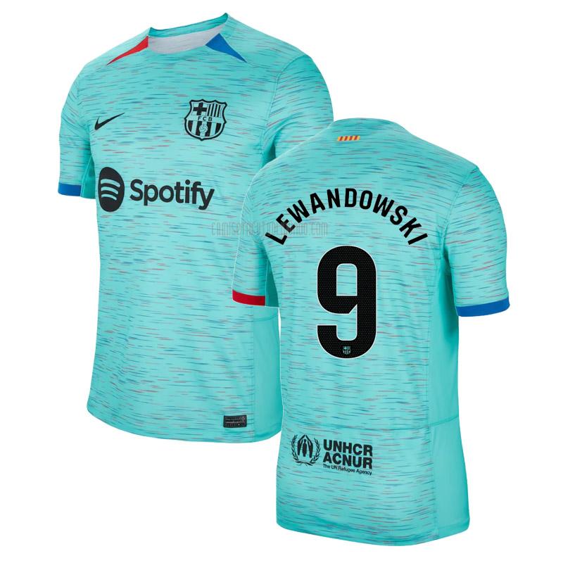 camiseta lewandowski barcelona tercera 2023-2024
