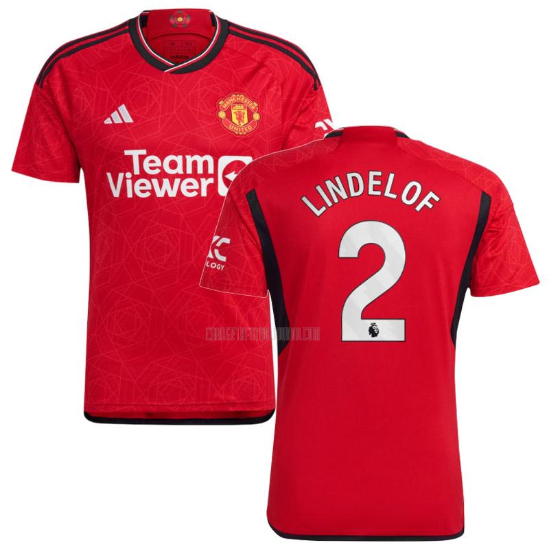 camiseta lindelof manchester united primera 2023-2024