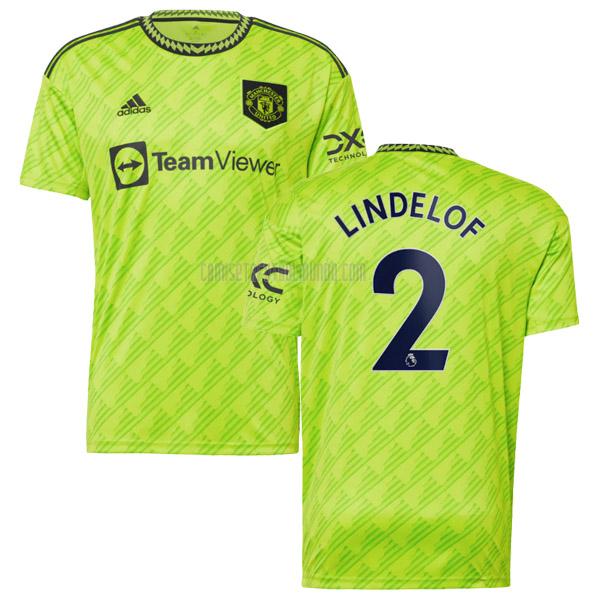 camiseta lindelof manchester united tercera 2022-2023