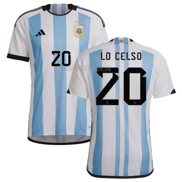 camiseta lo celso argentina primera 2022