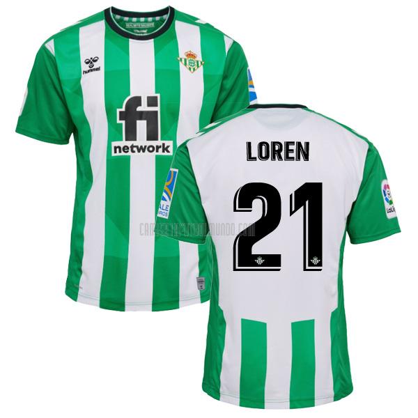 camiseta loren real betis primera 2022-2023