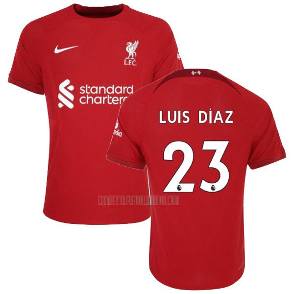 camiseta luis diaz del liverpool del primera 2022-2023