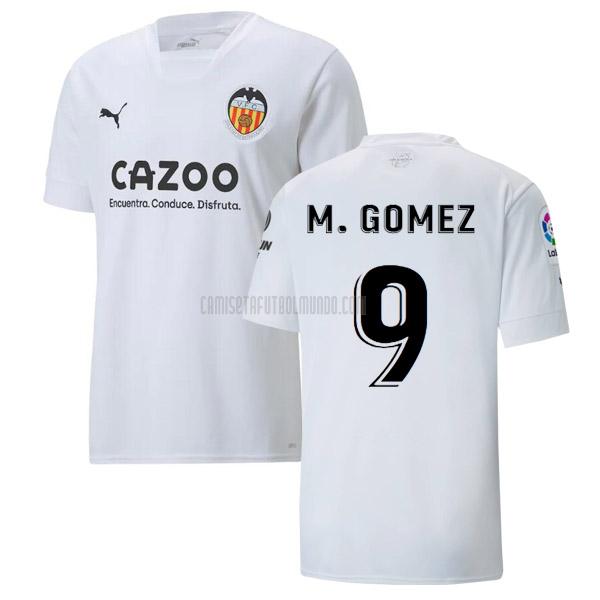 camiseta m. gómez valencia primera 2022-2023
