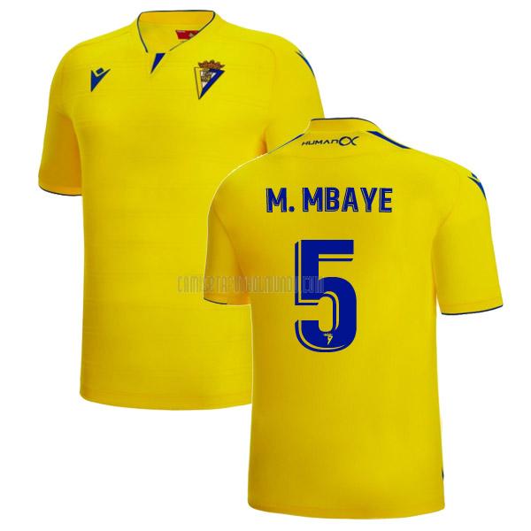 camiseta m. mbaye cadiz primera 2022-2023