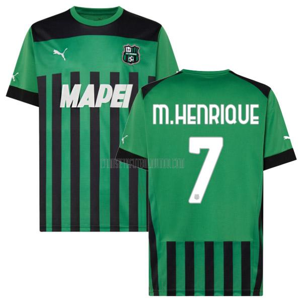 camiseta m.henrique sassuolo calcio primera 2022-2023