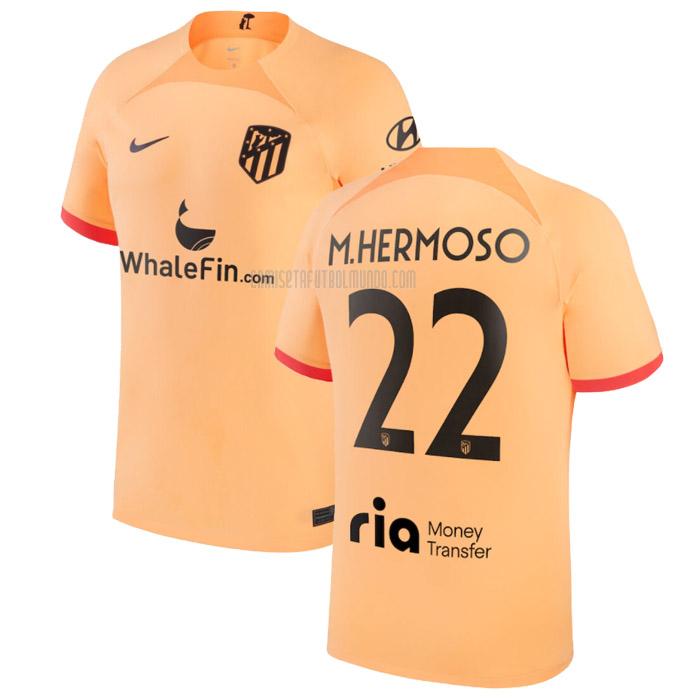 camiseta m.hermoso atletico madrid tercera 2022-2023