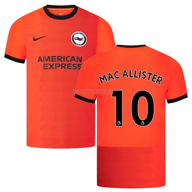 camiseta mac allister brighton hove albion segunda 2022-2023