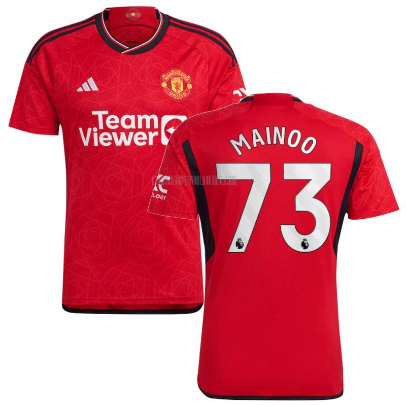 camiseta mainoo manchester united primera 2023-2024
