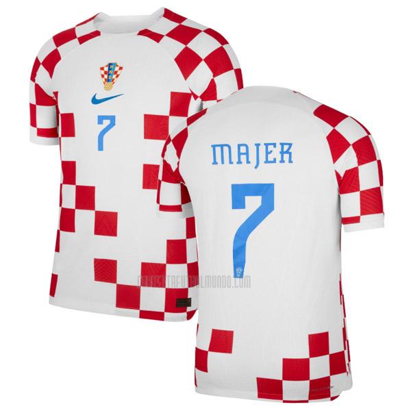 camiseta majer croacia copa mundial primera 2022