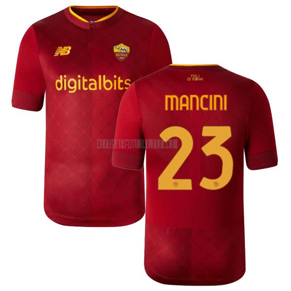 camiseta mancini del roma del primera 2022-2023