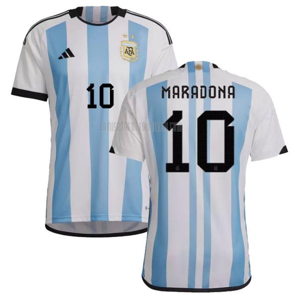 camiseta maradona argentina primera 2022