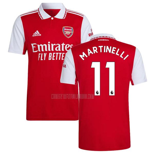 camiseta martinelli arsenal primera 2022-2023