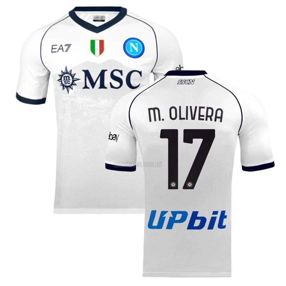 camiseta mathias olivera napoli segunda 2023-2024