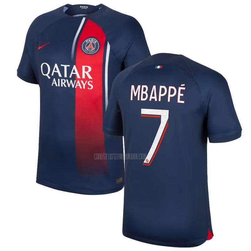 camiseta mbappé paris saint-germain primera 2023-2024