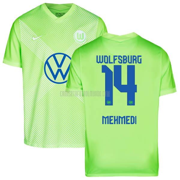 camiseta mehmedi del wolfsburg del primera 2020-2021