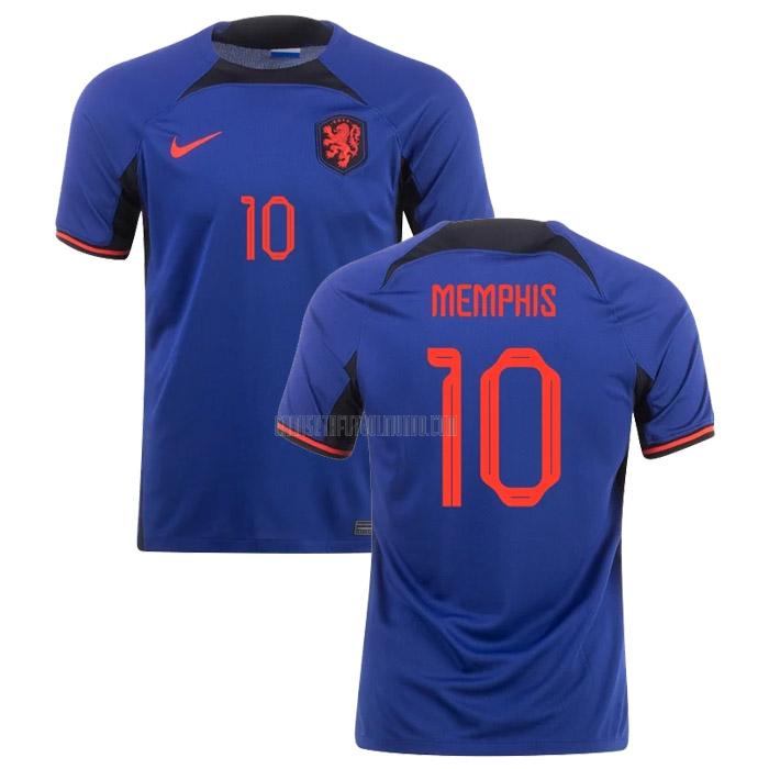 camiseta memphis holanda copa mundial segunda 2022
