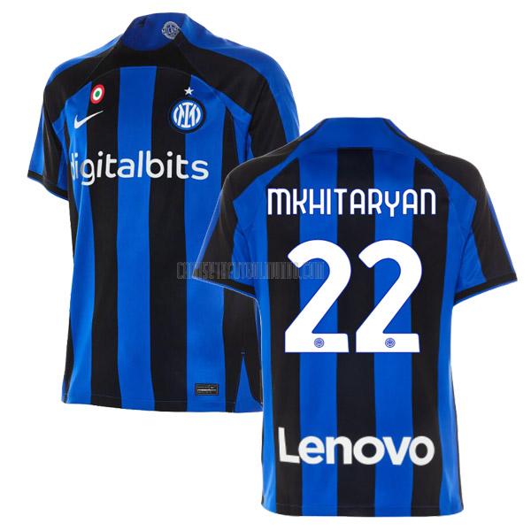 camiseta mkhitaryan inter milan primera 2022-2023