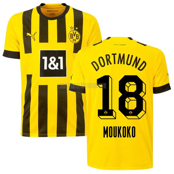 camiseta moukoko borussia dortmund primera 2022-2023