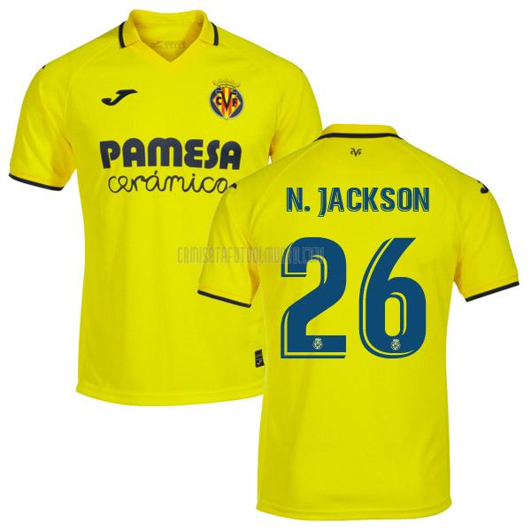 camiseta n. jackson villarreal primera 2022-2023