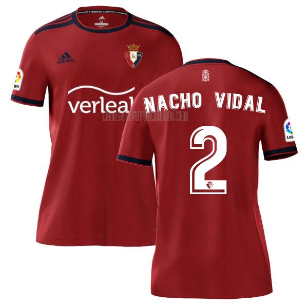 camiseta nacho vidal del osasuna del primera 2021-2022