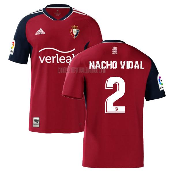 camiseta nacho vidal osasuna primera 2022-2023