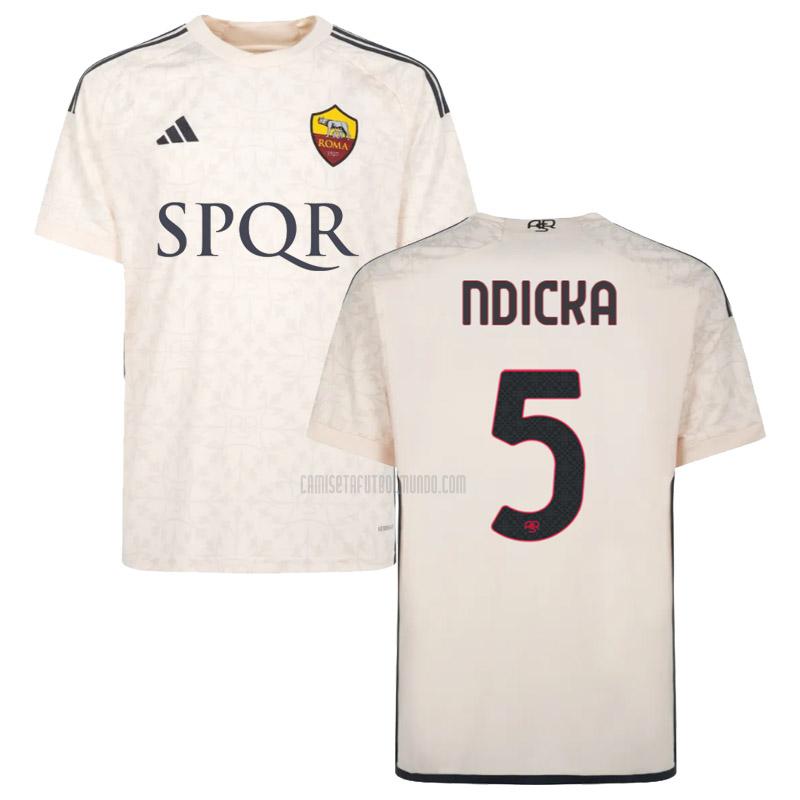 camiseta ndicka roma segunda 2023-2024
